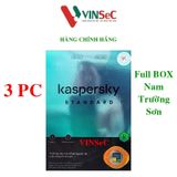  Kaspersky Standard ( Anti Virus ) 3PCS/NĂM - CHÍNH HÃNG NAM TRƯỜNG SƠN 