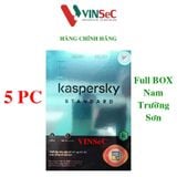  Kaspersky Standard ( Anti Virus ) 5PCS/NĂM - CHÍNH HÃNG NAM TRƯỜNG SƠN 