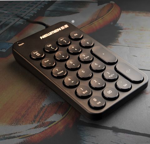 Bàn phím số NewMen TK-031 ( màu Đen / Trắng ) - Hàng Chính Hãng