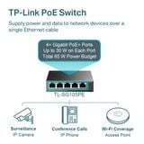  Gigabit Vỏ thép - Thiết bị chuyển mạch ( Bộ chia mạng ) Switch TP-Link TL-SG105 5-Port Gigabit RJ45 Tăng tốc máy chủ - Hàng Chính Hãng 