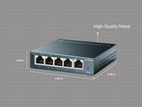  Gigabit Vỏ thép - Thiết bị chuyển mạch ( Bộ chia mạng ) Switch TP-Link TL-SG105 5-Port Gigabit RJ45 Tăng tốc máy chủ - Hàng Chính Hãng 