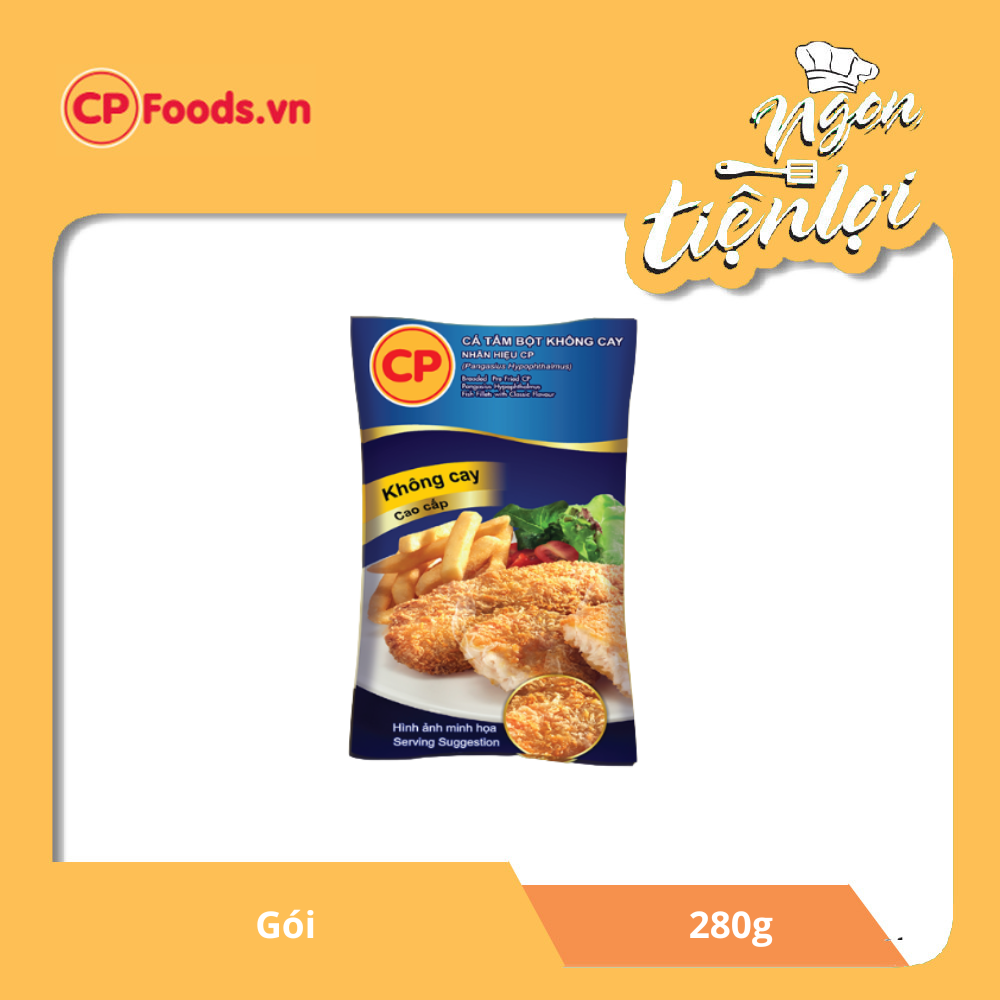  CP Cá Fillet tẩm bột không cay (cao cấp) - 280g 