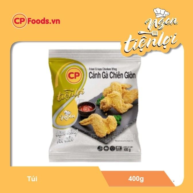  CP Cánh gà chiên giòn - túi 400g 