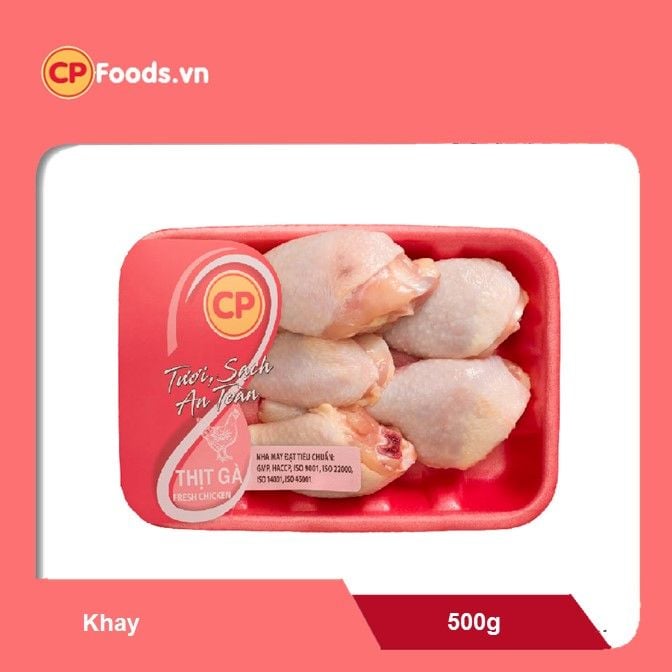  Đùi tỏi gà CP - khay 500g 