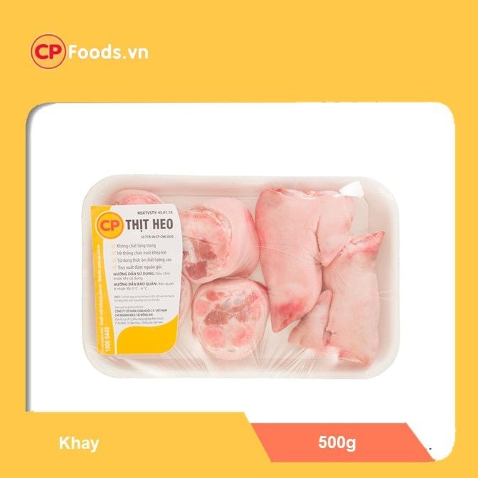  Dựng heo trước CP khay 500g 