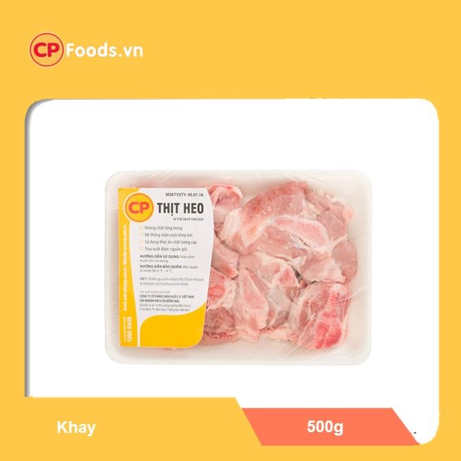  Xương đuôi heo CP khay 500g 