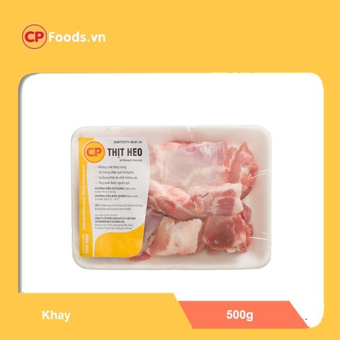  Thịt vụn heo CP khay 500g 