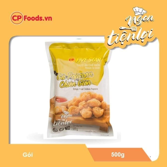  CP Gà Popcorn - túi 500g 