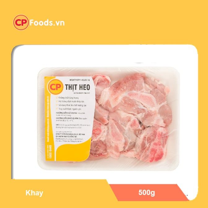  Đuôi heo CP khay 500g 