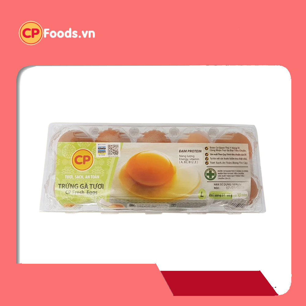 CP Trứng gà xanh (size L)_ hộp 10 quả