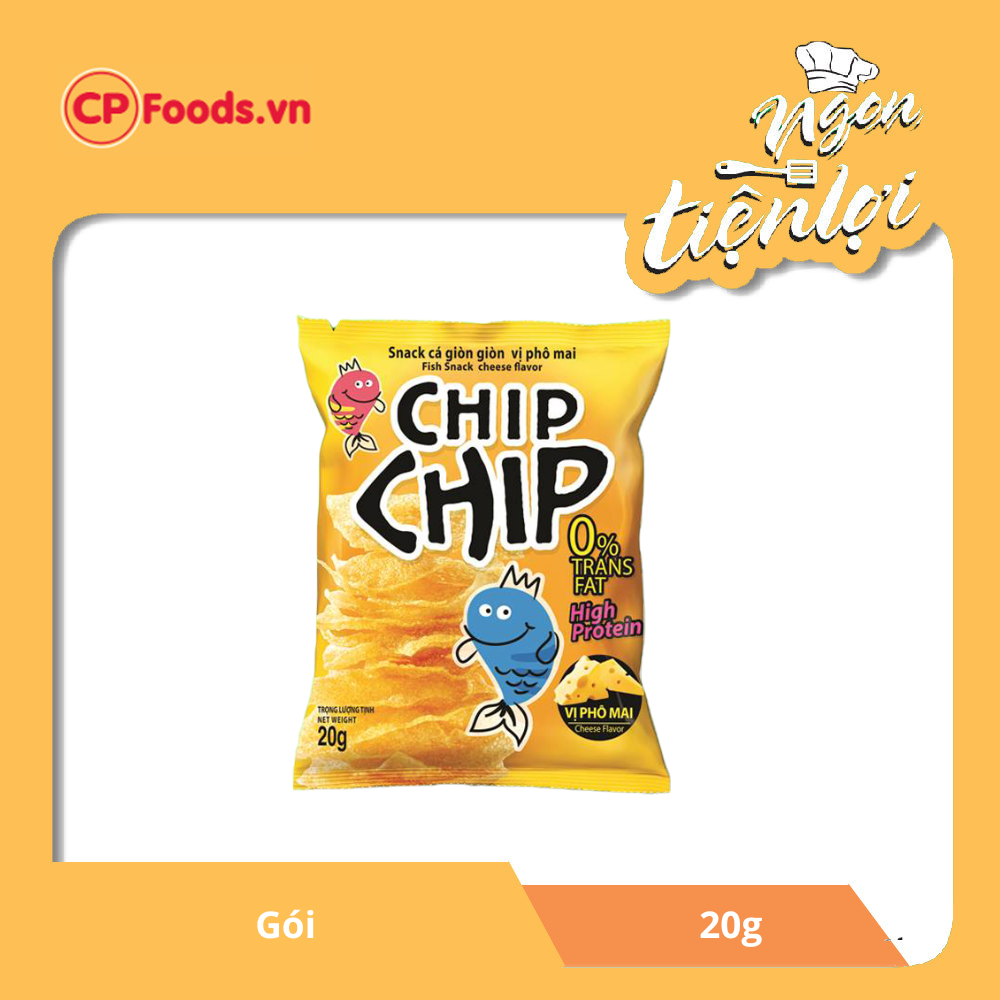  CP Snack  Cá Vị Phô mai - Chipchip Cheese 20g 