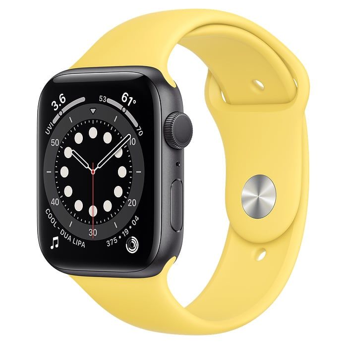 Apple Watch Series 6 44mm Vi n Nh m en D y Cao Su en Nguy n