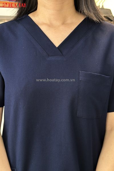 Bộ phẫu thuật/ phòng mổ/scrubs cổ tim nam nữ kaki thun