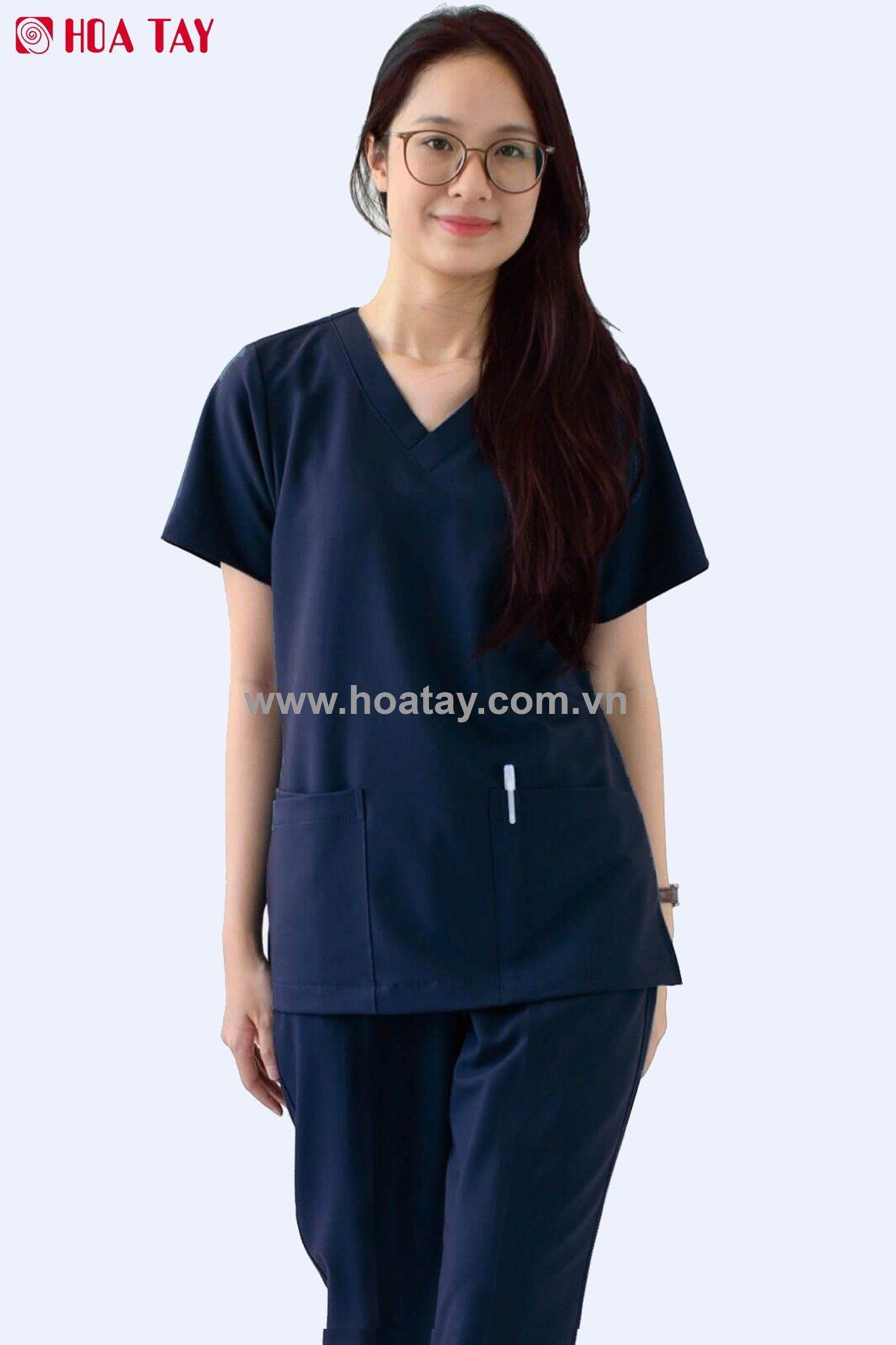 Bộ phẫu thuật/ phòng mổ/scrubs cổ tim nam nữ kaki thun