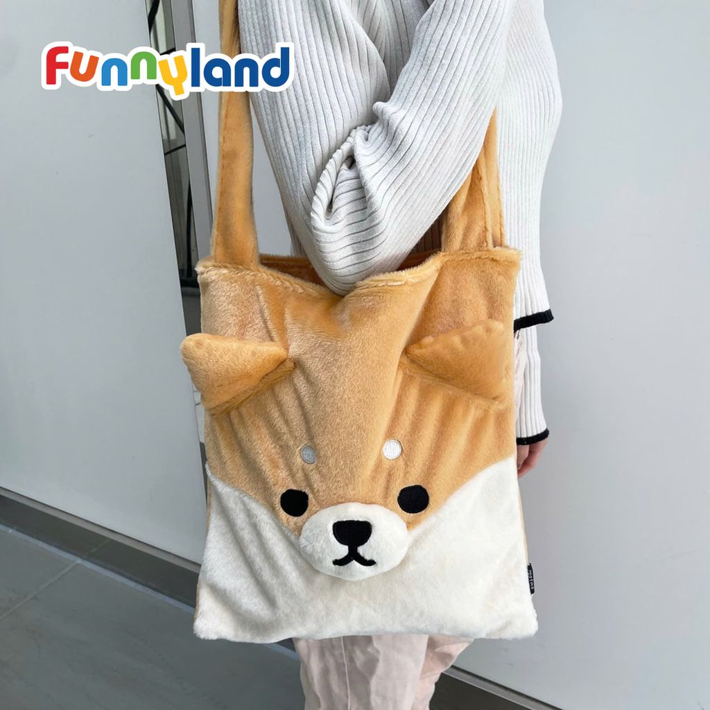 Túi xách MofmoFriends Tote Bag - Yellow Shibainu
