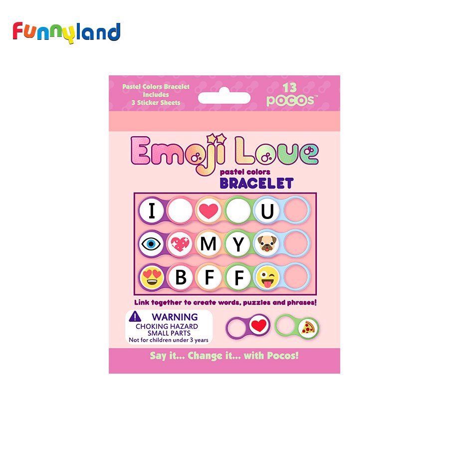 Đồ chơi hạt sáng tạo Pocos Fashion colour Bracelet Kit (13 chi tiết)