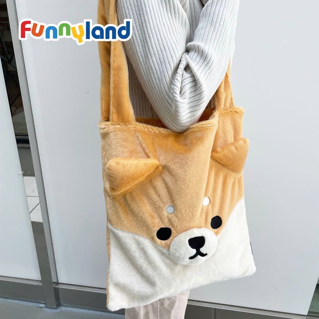 Túi xách MofmoFriends Tote Bag - Yellow Shibainu