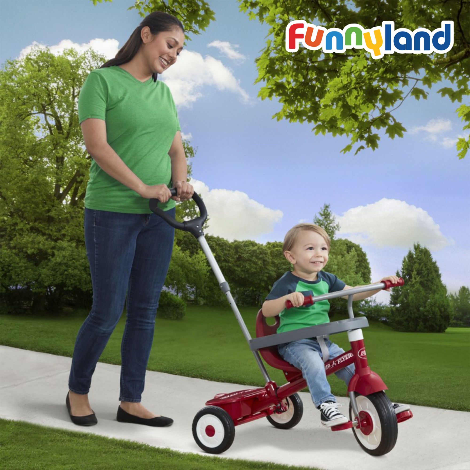 Xe đạp ba bánh trẻ em Radio Flyer 3-in-1 Stroll ‘N Trike