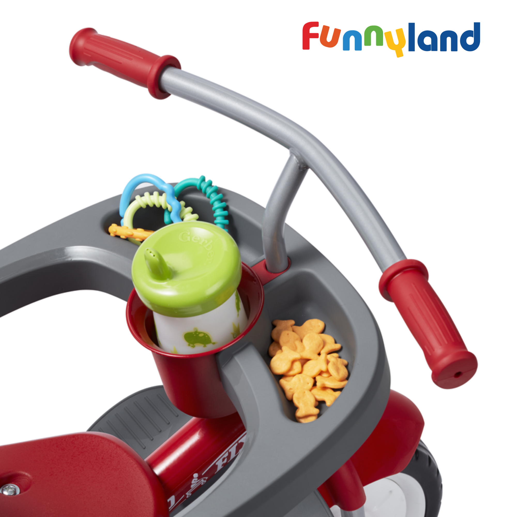 Xe đạp ba bánh trẻ em Radio Flyer 4-in-1 Stroll 'N Trike