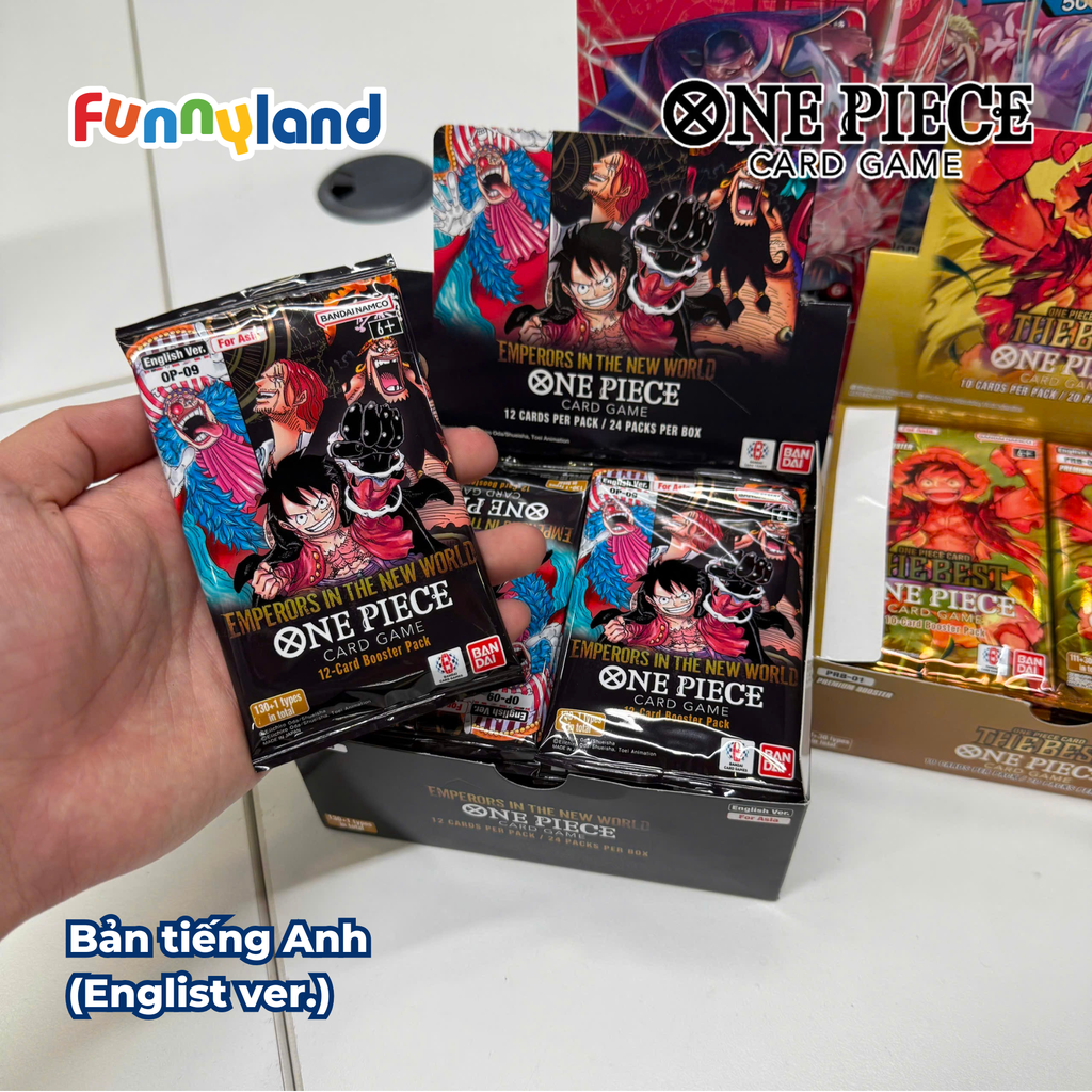 Thẻ bài One Piece - ENGLISH ONE PIECE CARD GAME BOOSTER OP-09
