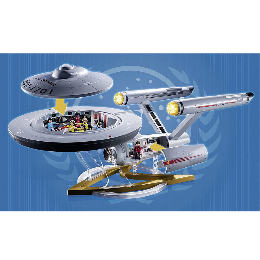  Mô hình Trạm du hành vũ trụ Star Trek Enterprise NCC-1701 