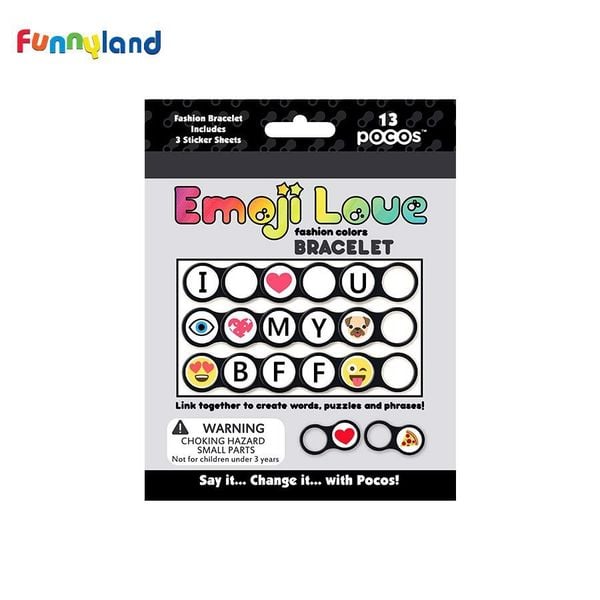 Đồ chơi hạt sáng tạo Pocos Fashion colour Bracelet Kit (13 chi tiết)