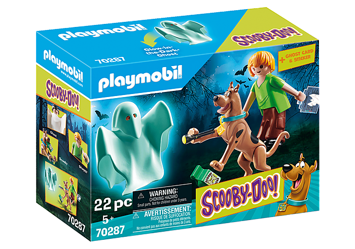Đồ chơi mô hình Playmobil: SCOOBY-DOO! Scooby & Shaggy và hồn ma bí ẩn