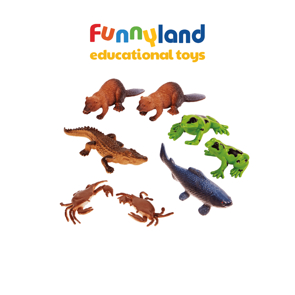 Đồ chơi mô hình động vật Terra - Ống Động vật sông nhỏ