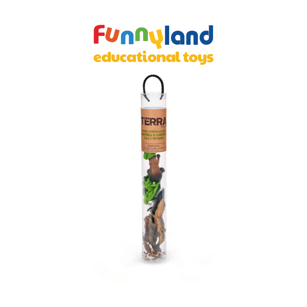 Đồ chơi mô hình động vật Terra - Ống Động vật sông nhỏ