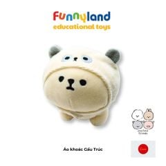 Phụ kiện gấu bông Nhật Bản Mofmo Friends - Áo khoác Gấu trúc (Phụ kiện)
