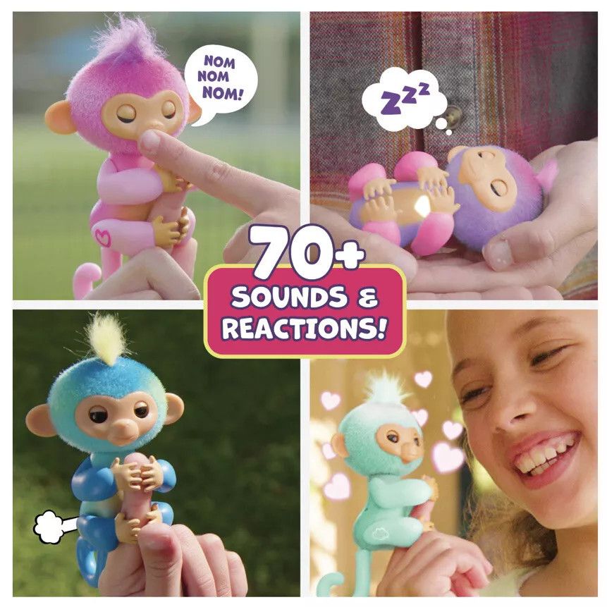 Bạn khỉ xanh dương Leo Fingerlings 2.0
