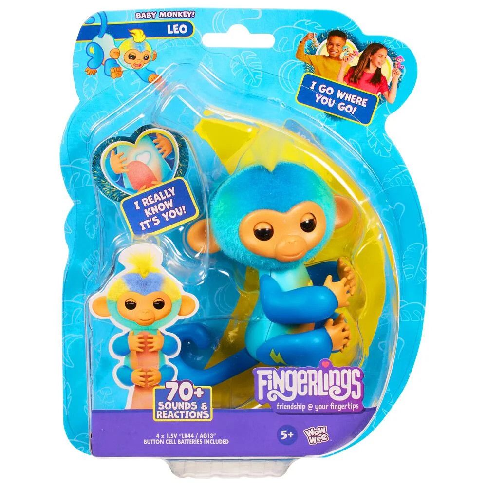 Bạn khỉ xanh dương Leo Fingerlings 2.0