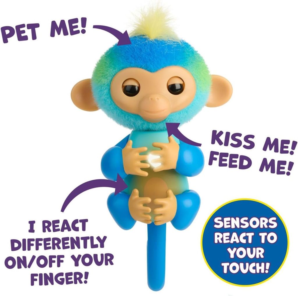 Bạn khỉ xanh dương Leo Fingerlings 2.0