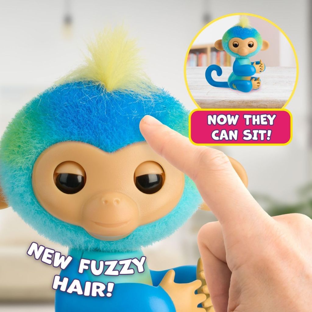 Bạn khỉ xanh dương Leo Fingerlings 2.0
