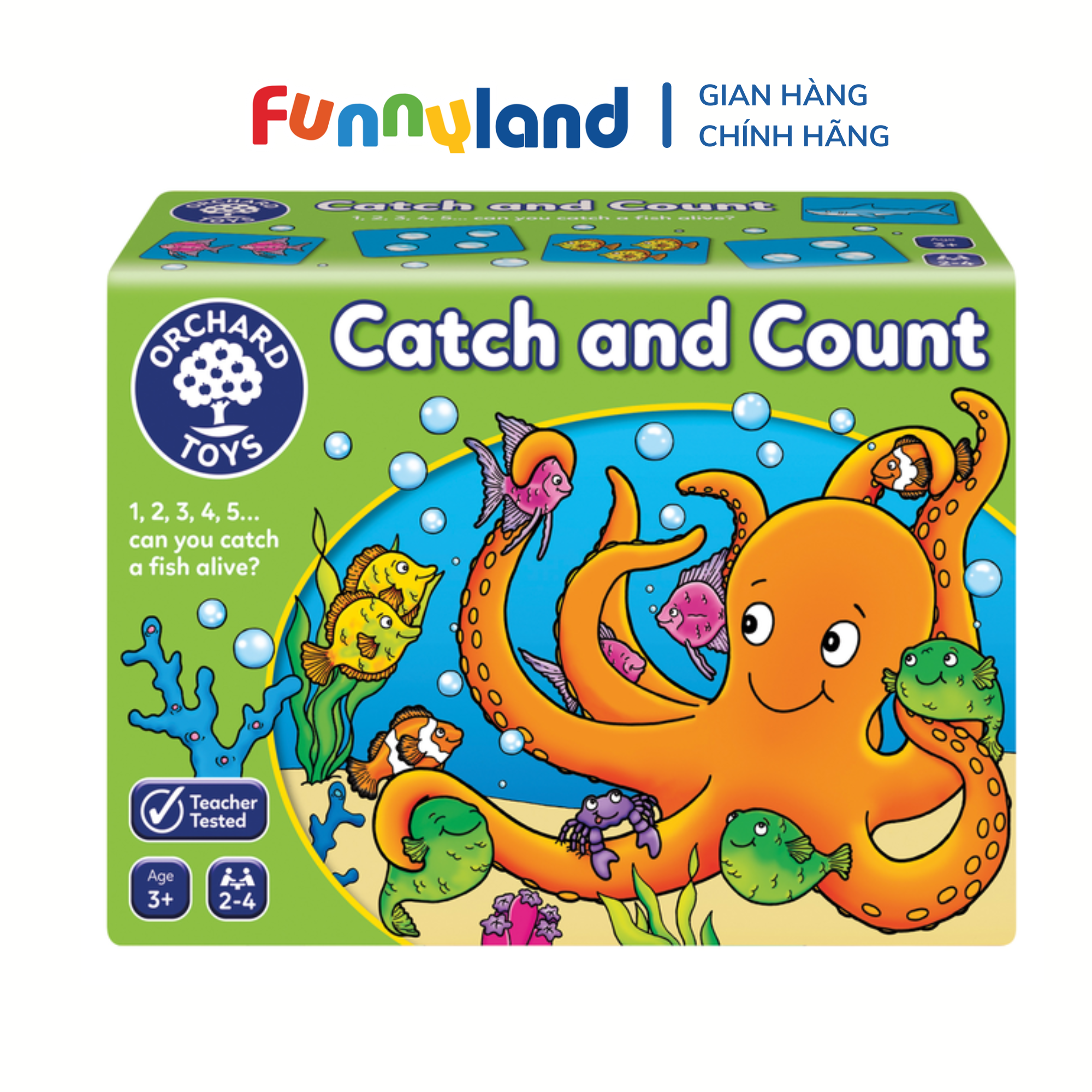  Đồ chơi trí tuệ OrchardToys Catch and Count - Bắt Và Đếm Cá 