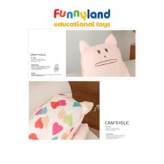 Gấu bông Nhật Bản Craftholic - Bé mèo KORAT (My Style Craft)