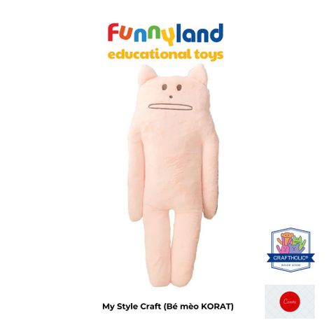 Gấu bông Nhật Bản Craftholic - Bé mèo KORAT (My Style Craft)
