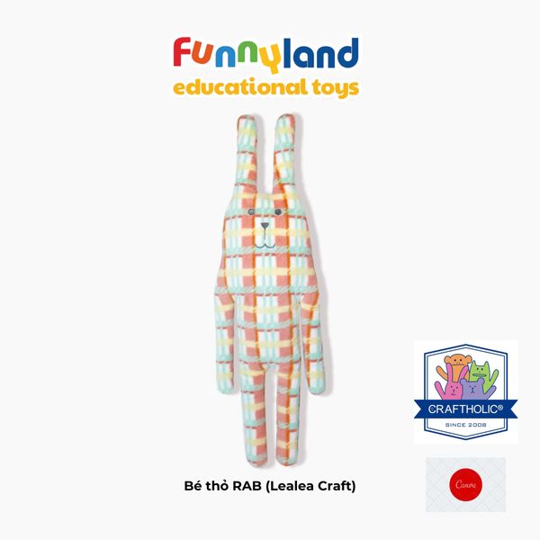 Gấu bông Nhật Bản Craftholic - Bé thỏ RAB (Lealea Craft)