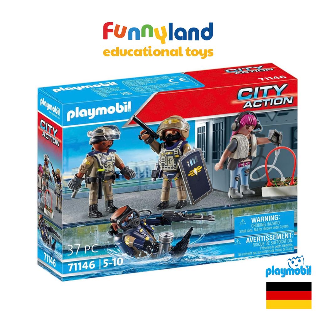 Đồ chơi mô hình Playmobil: Biệt đội cơ động - Nhân vật