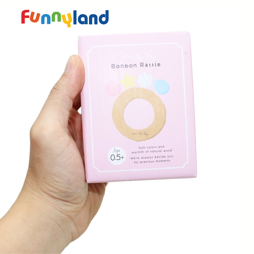 Geni - Vòng lục lạc bằng gỗ (Bon Bon Rattle)