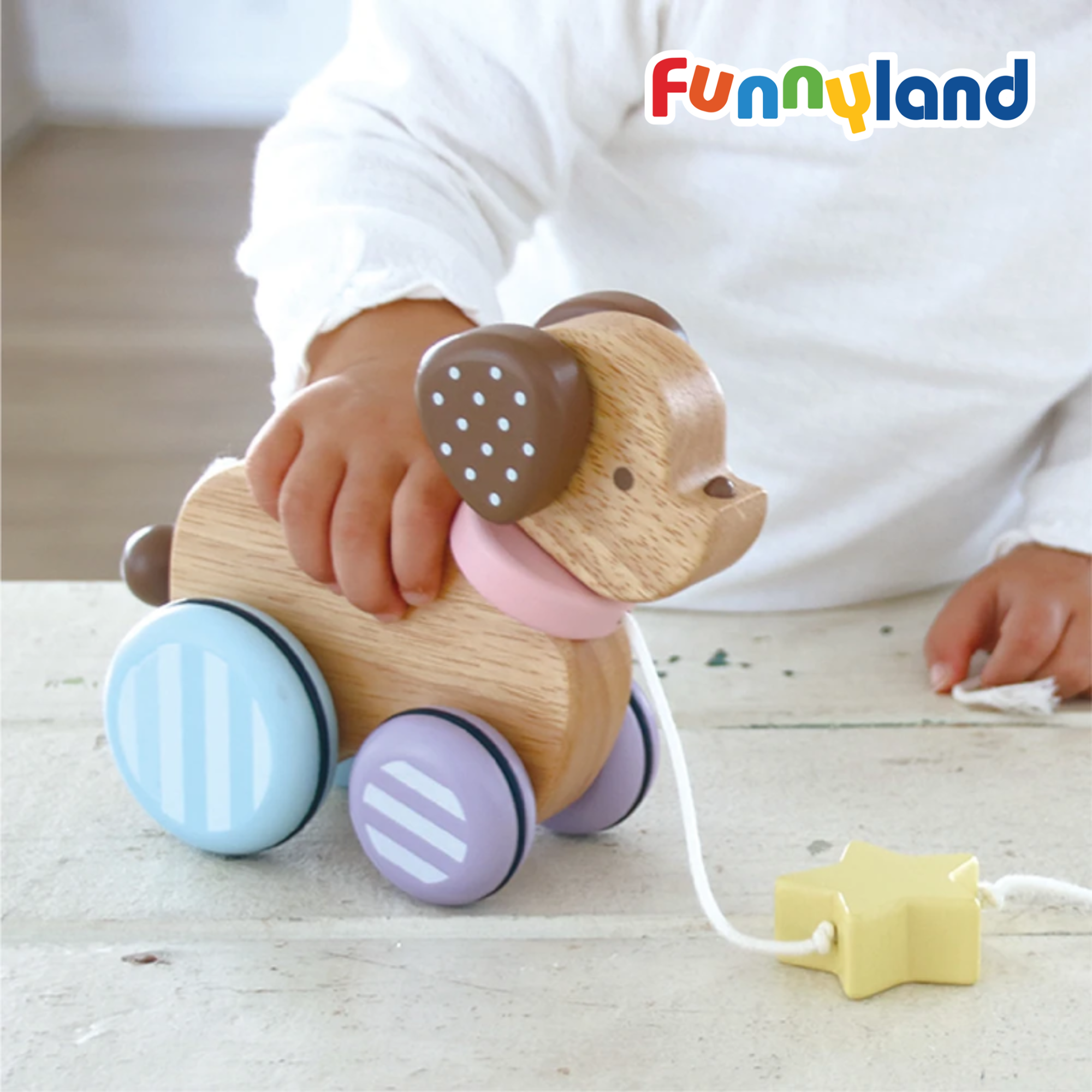  Đồ Chơi Chú Chó Gỗ - Candy Puppy Geni 