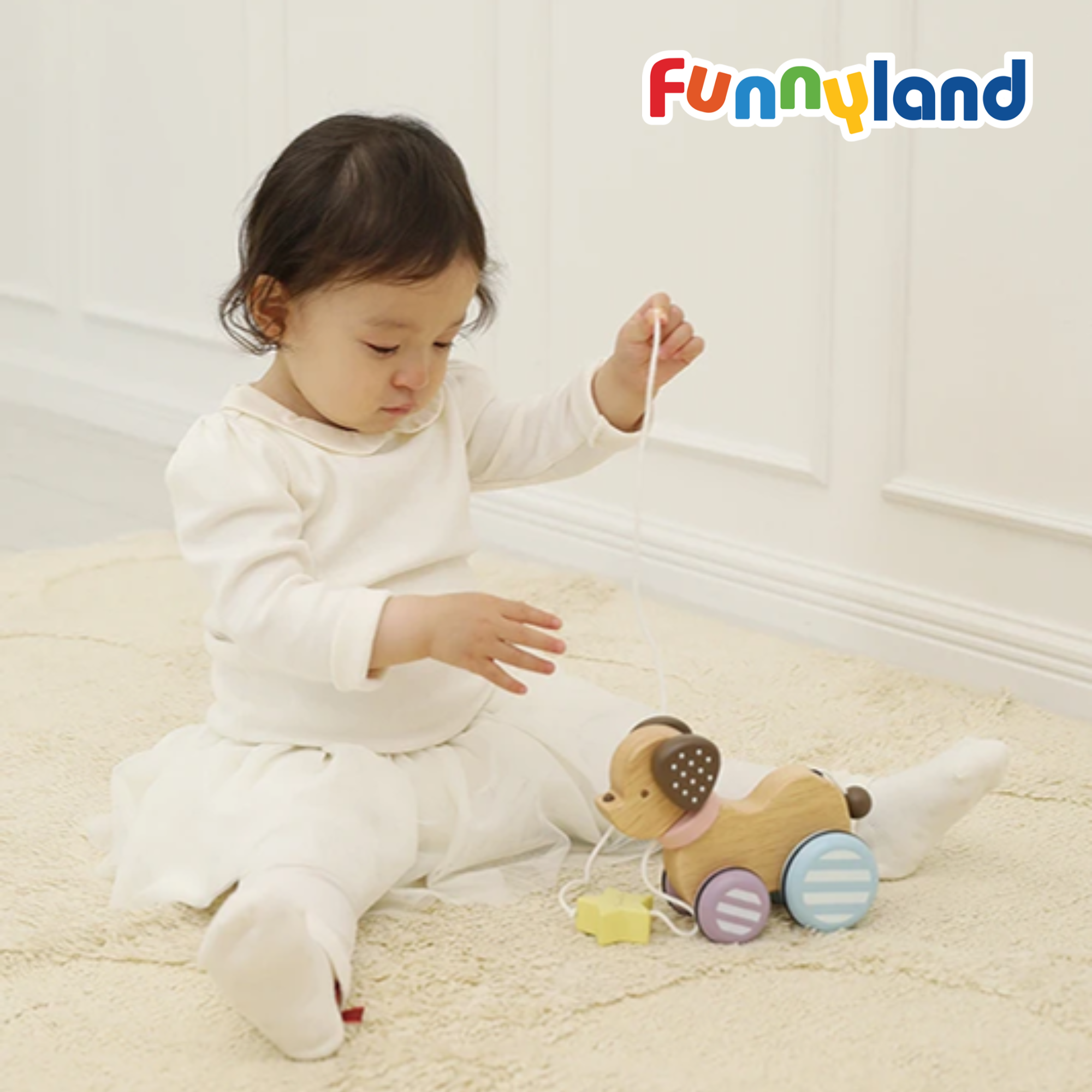  Đồ Chơi Chú Chó Gỗ - Candy Puppy Geni 