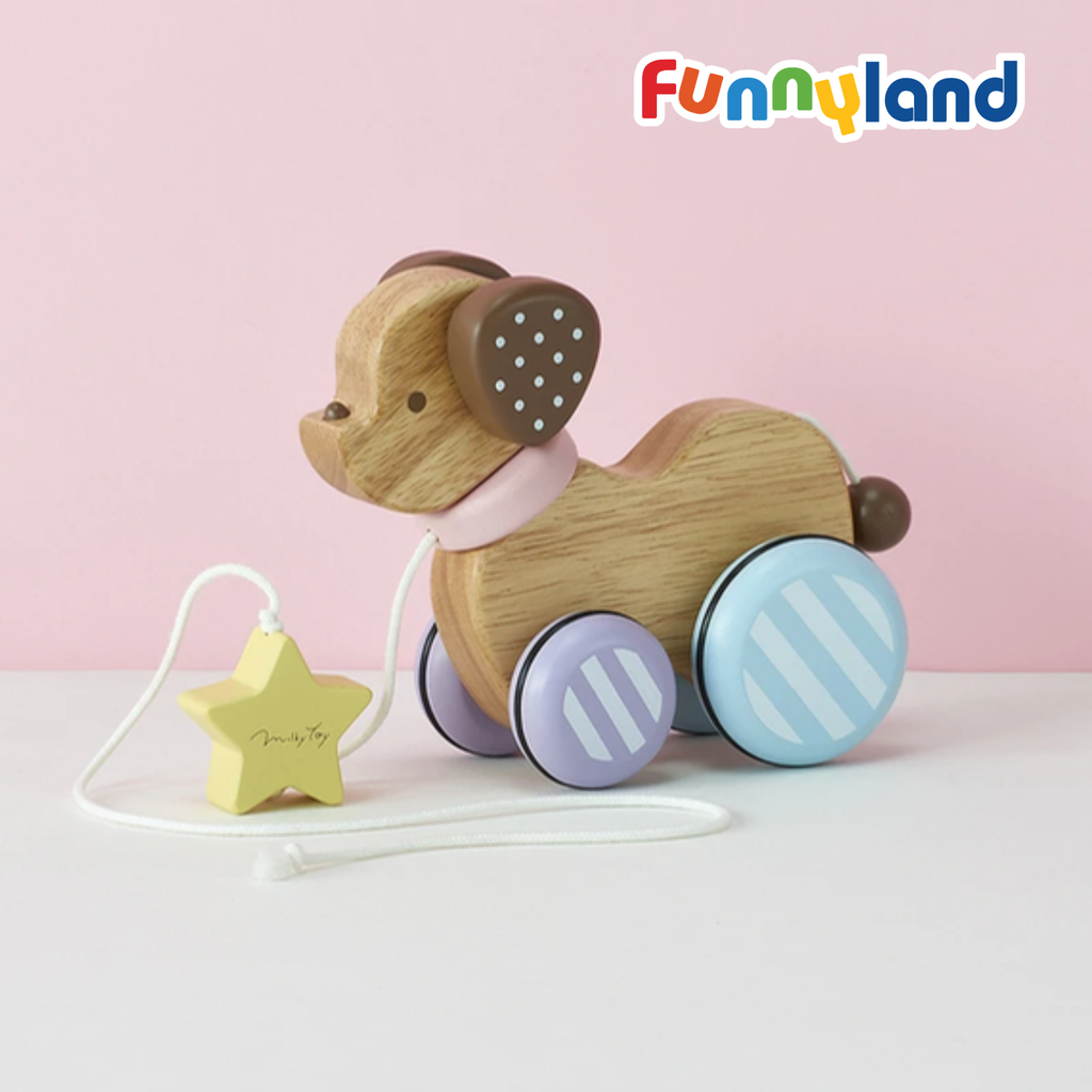 Đồ Chơi Chú Chó Gỗ - Candy Puppy Geni