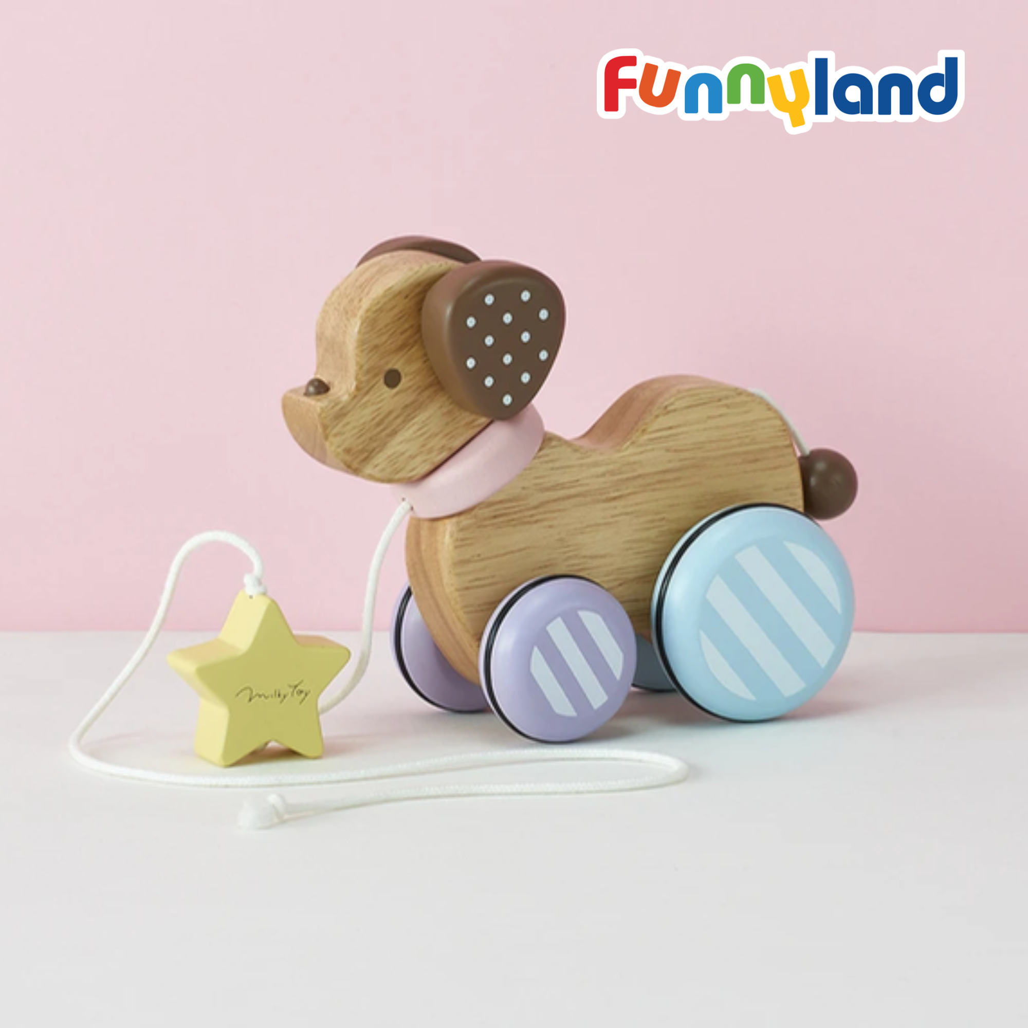  Đồ Chơi Chú Chó Gỗ - Candy Puppy Geni 