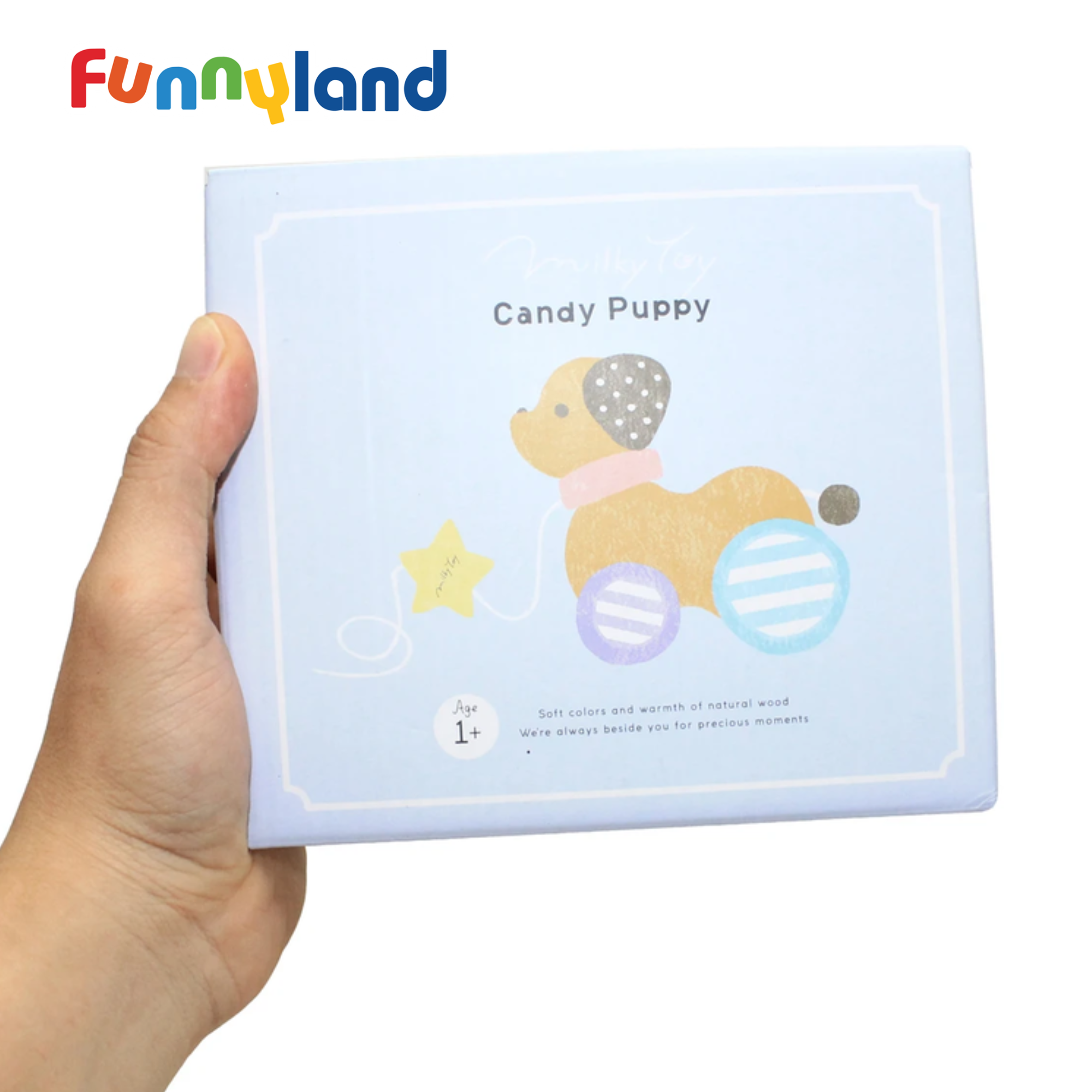  Đồ Chơi Chú Chó Gỗ - Candy Puppy Geni 