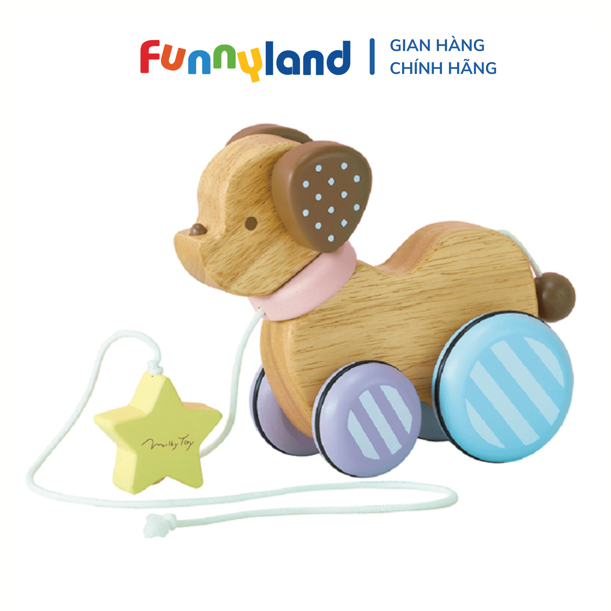  Đồ Chơi Chú Chó Gỗ - Candy Puppy Geni 