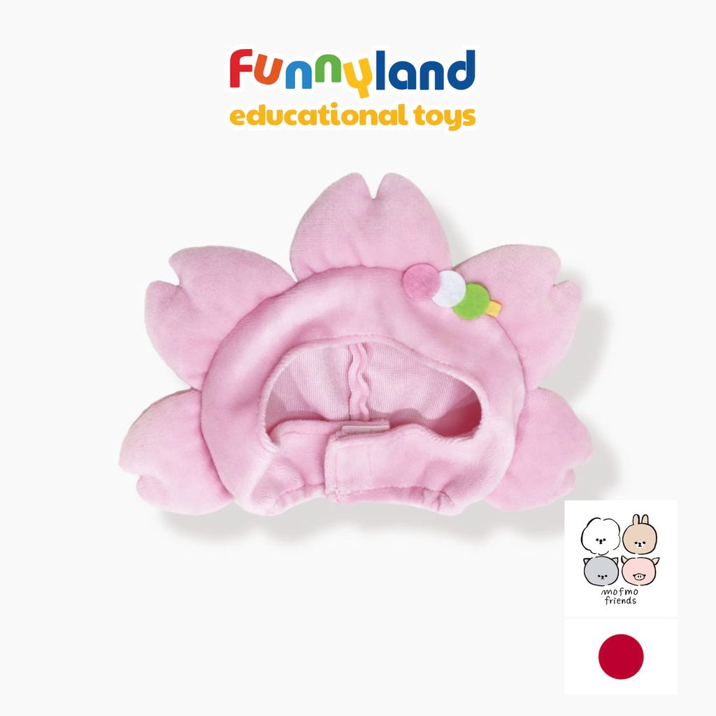 Phụ kiện Thú bông Nhật Bản MofmoFriends Cap - Sakura