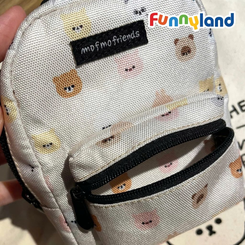 Phụ kiện MofmoFriends Mini Backpack with Carabiner Hook - Green