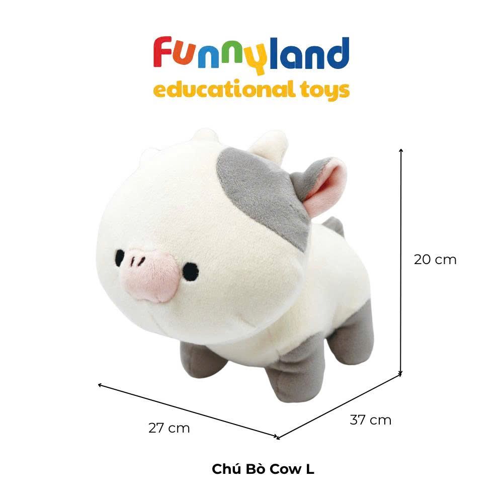 Gấu bông Nhật Bản MofmoFriends - Chú Bò Cow