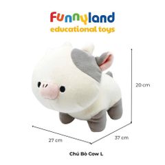 Gấu bông Nhật Bản MofmoFriends - Chú Bò Cow